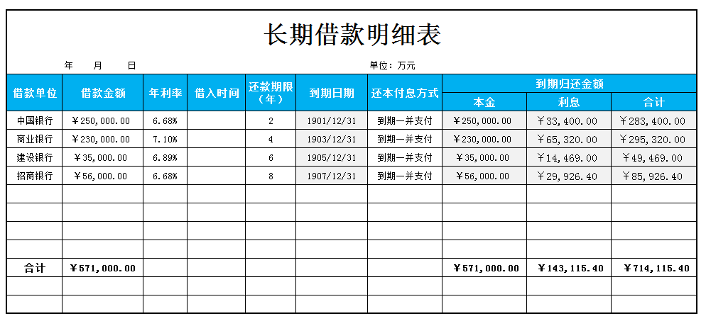 朋友借钱表格图片图片