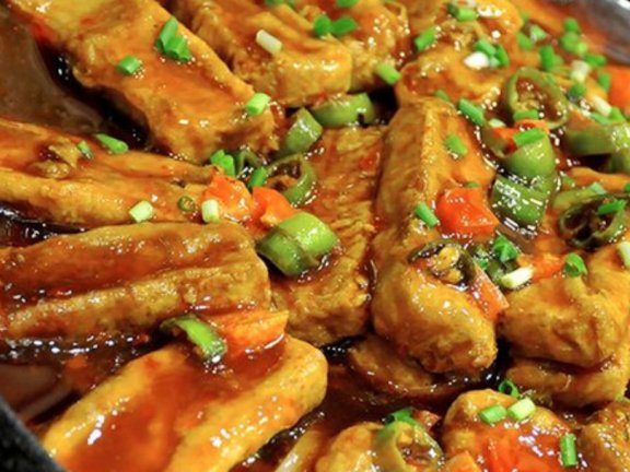 虎皮毛豆腐